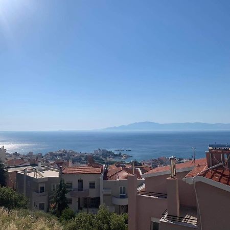 Breathtaking Sea View Apartment Кавала Екстериор снимка