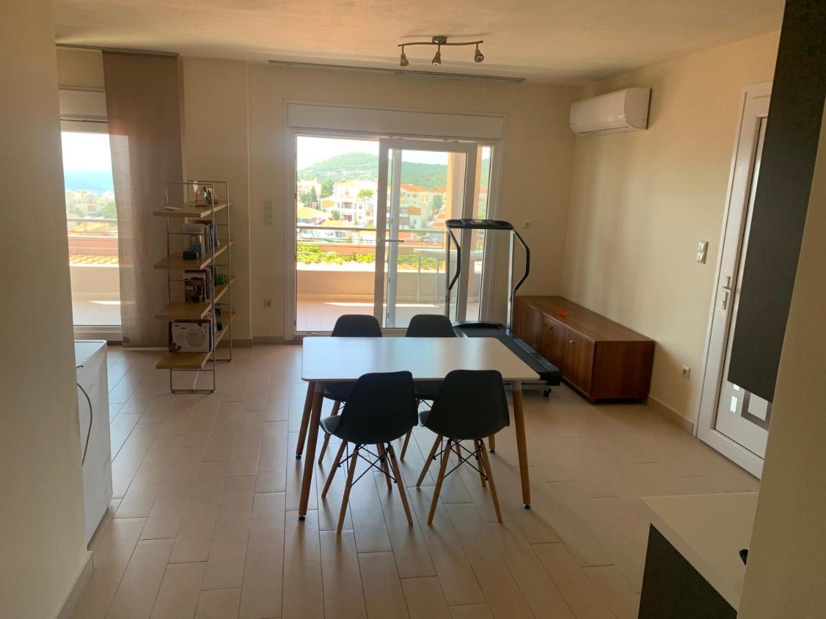 Breathtaking Sea View Apartment Кавала Екстериор снимка