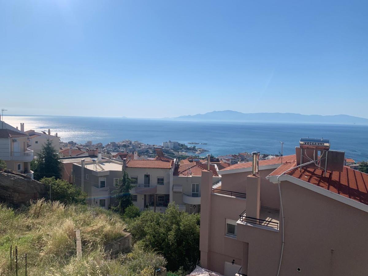 Breathtaking Sea View Apartment Кавала Екстериор снимка