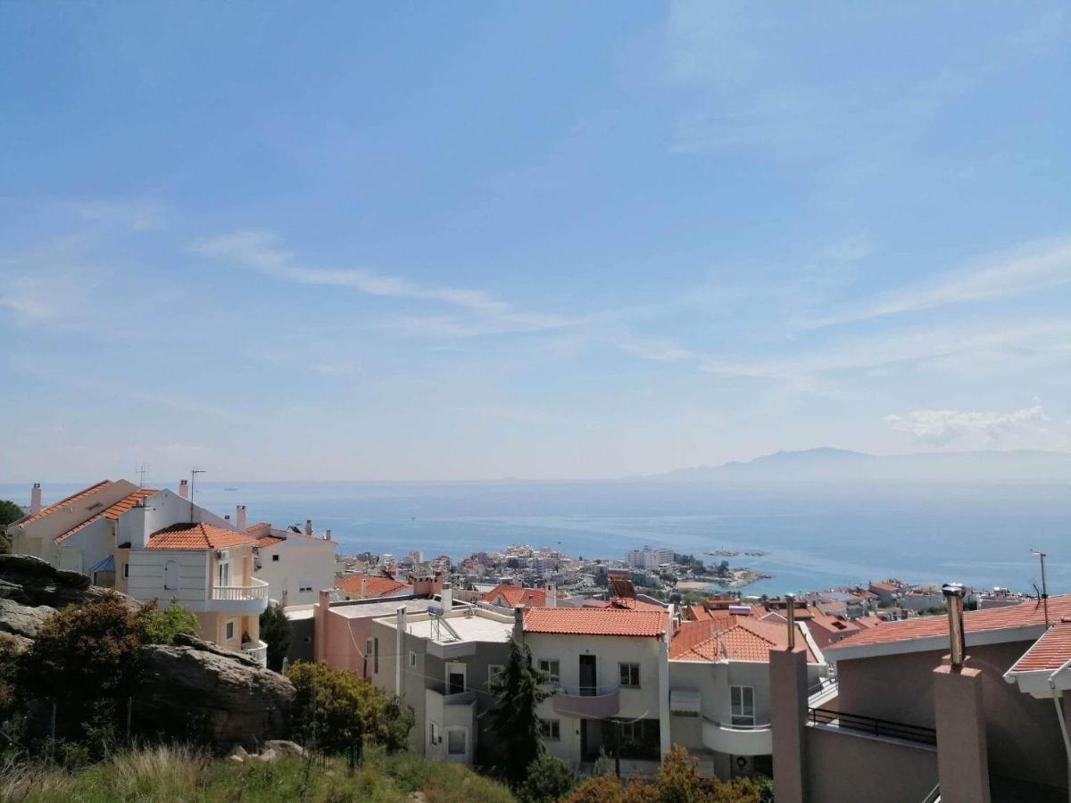 Breathtaking Sea View Apartment Кавала Екстериор снимка